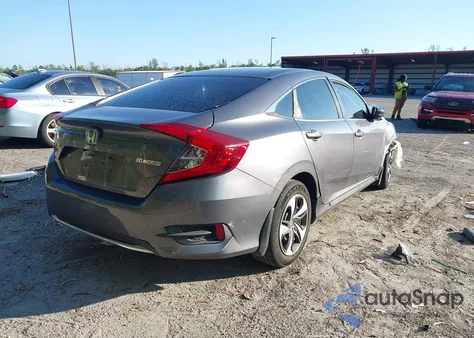 2019 Honda Civic Lx z USA, uszkodzony, nr VIN 19XFC2F68KE010312